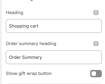 cart template general